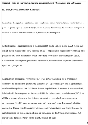 Cat paludisme non grave non falciparum.png